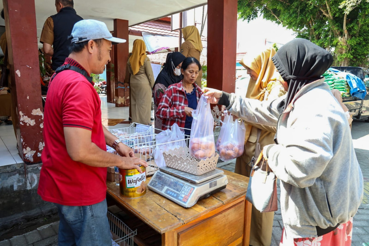 Lapak GPM di Kota Kediri. (Foto: Pemkot Kediri/jatimnow.com)