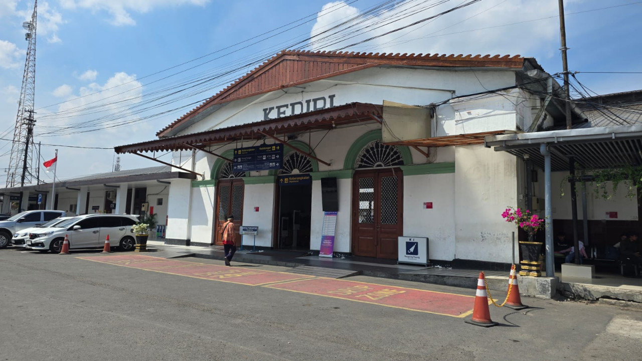 Stasiun Kediri. (Foto: KAI Daop 7 Madiun/jatimnow.com)