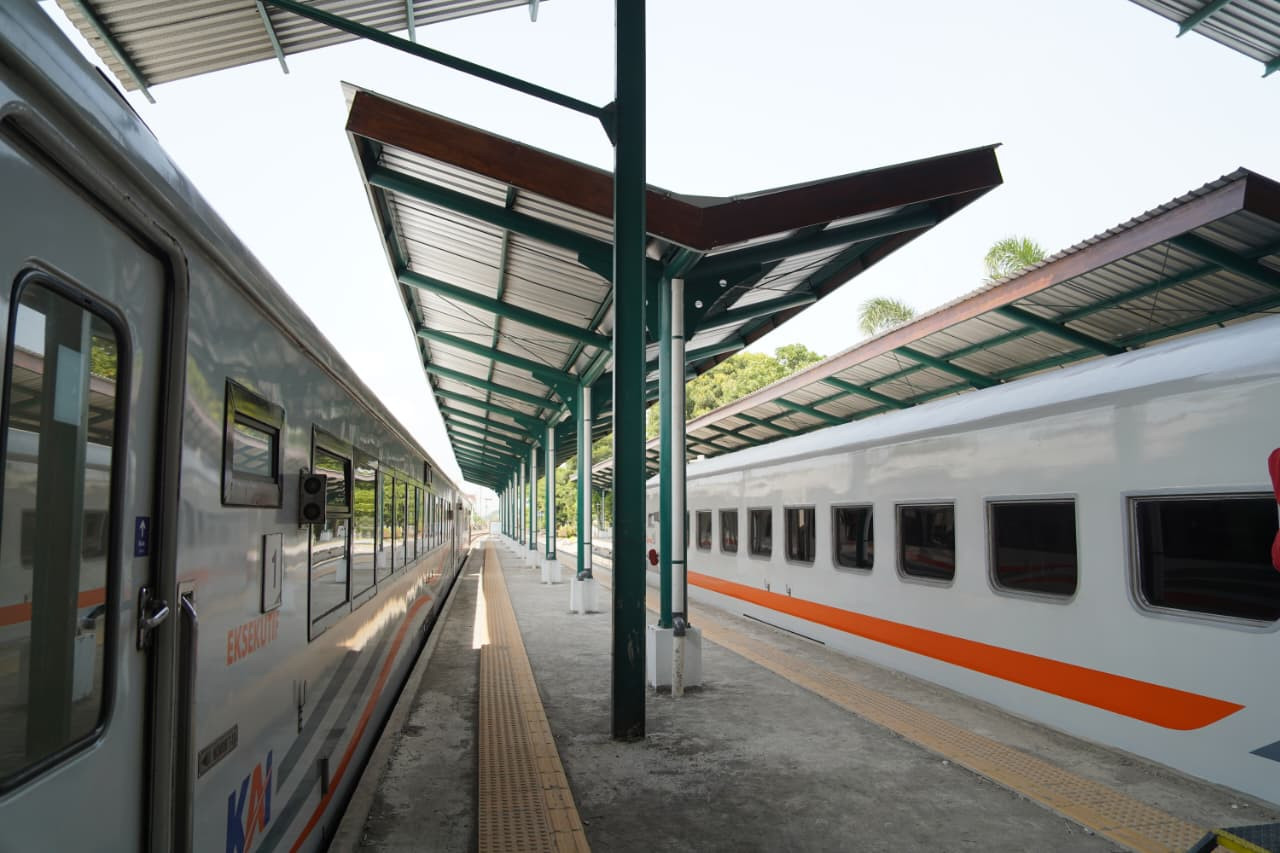 Peron tinggi Stasiun Kediri. (Foto: KAI Daop 7 Madiun/jatimnow.com)