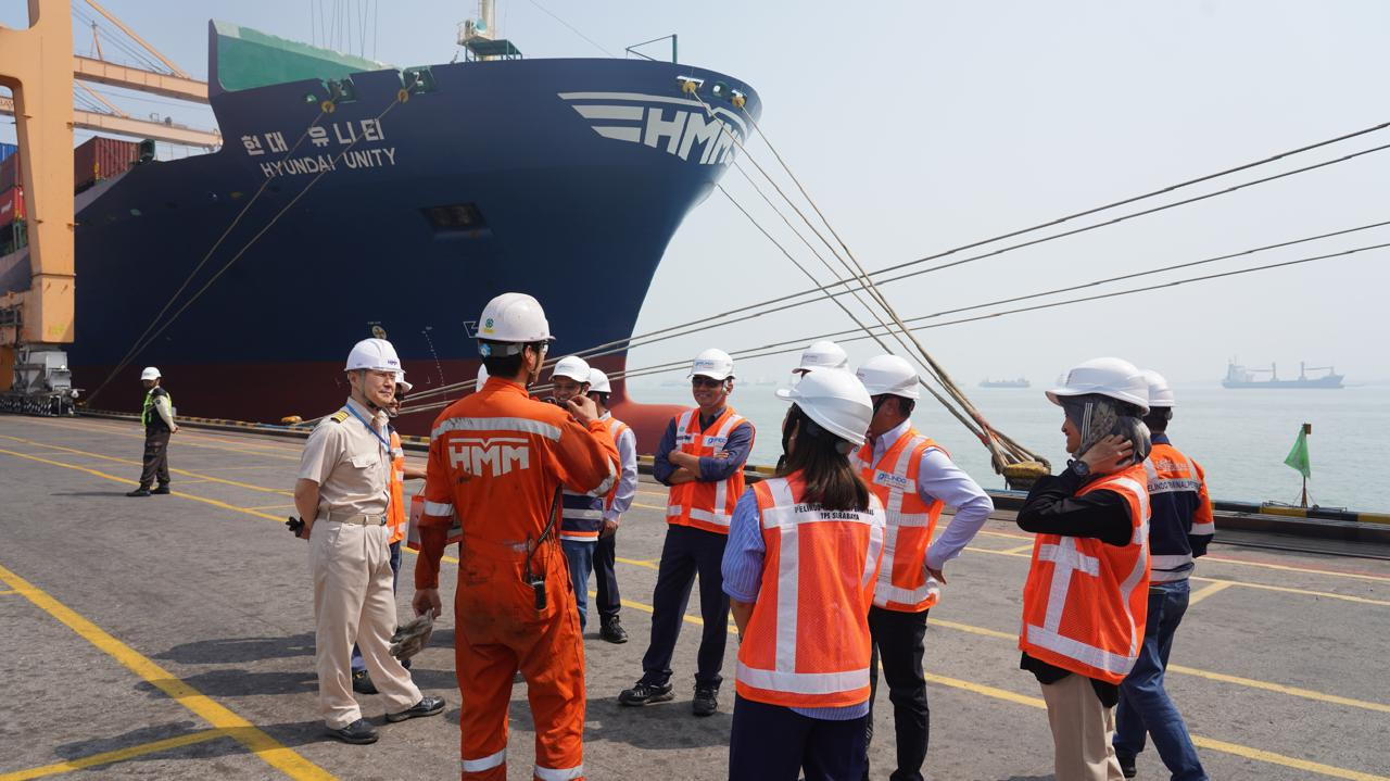 Layanan Terminal Petikemas Surabaya. (Foto: TPS for jatimnow.com)