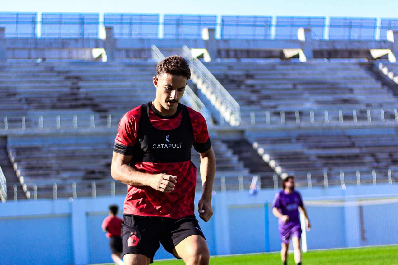 Foto: Striker asing Persik Kediri, Jose Enrique saat berlatih (Persik Kediri/jatimnow.com)