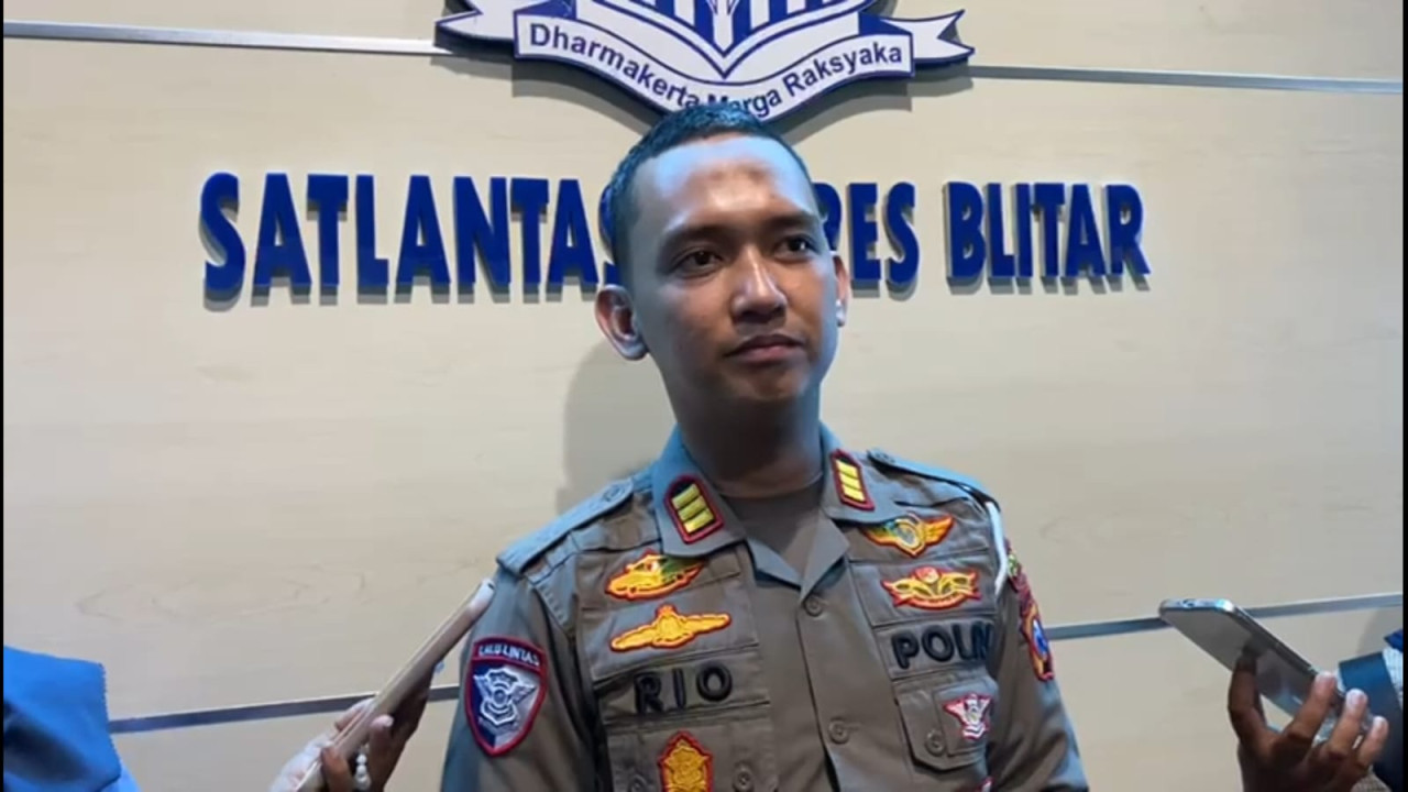 Foto: Kasatlantas Polres Blitar, AKP Rio Angga Prasetyo (Bramanta/jatimnow.com)
