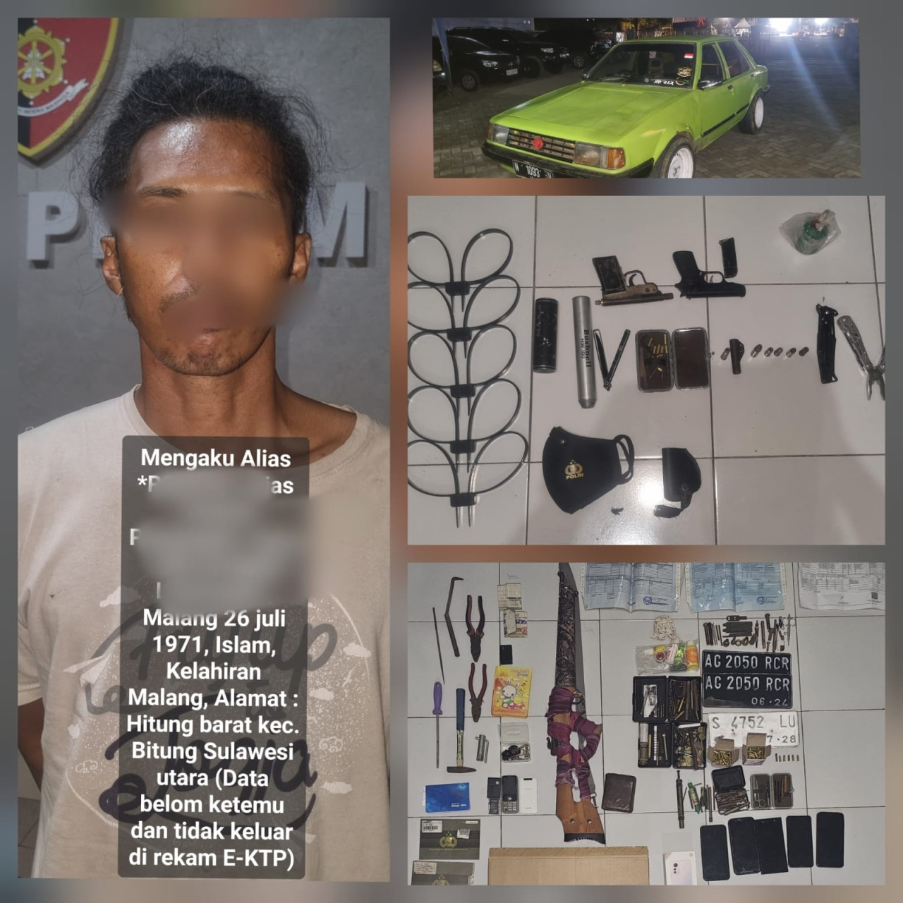 Mengaku Anggota Intelejen, Pria Ini Ditangkap Polisi di Tulungagung