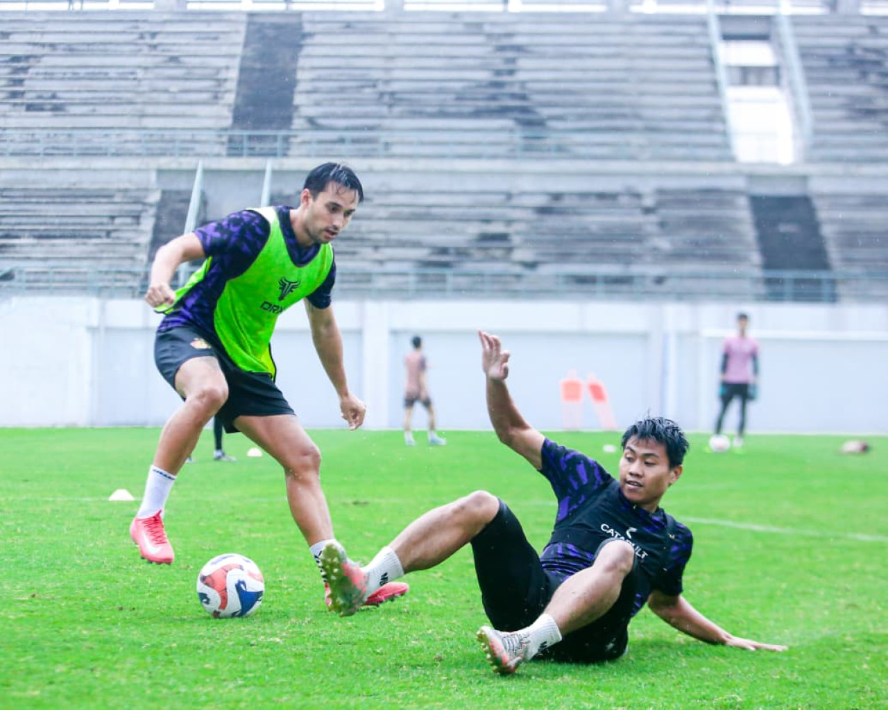 Foto: Pemain Persik Kediri saat berlatih (Persik Kediri/jatimnow.com)