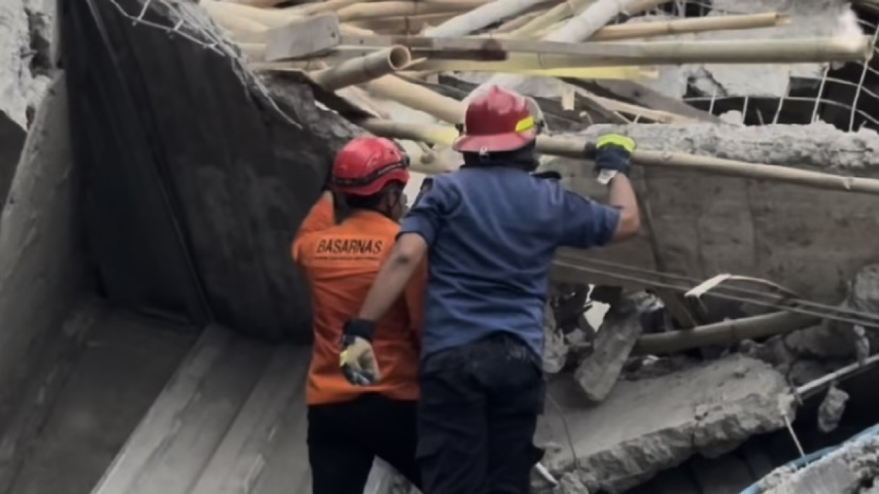 Kondisi terkini proses pencarian ambruknya Ponpes Al-Khoziny Sidoarjo (dok.jatimnow.com)