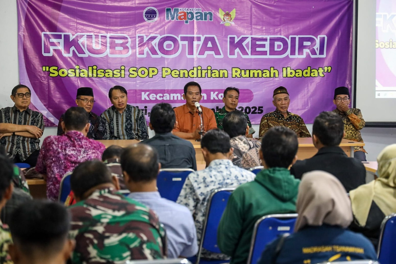 Sosialisasi FKUB Kota Kediri. (Foto: Pemkot Kediri/jatimnow.com)