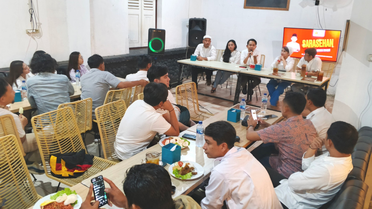 Ketua PD Tidar Jawa Timur, Gus Muhammad Fawait, dalam acara konsolidasi, di Surabaya, Selasa (30/9/2025). (Foto: Ali Masduki/JatimNow.com)
