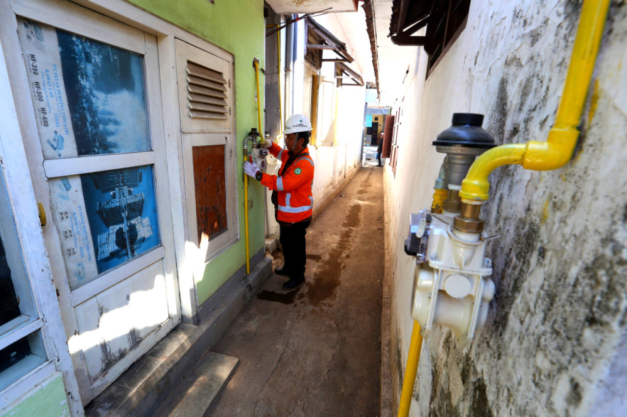 Pengembangan jargas akan difokuskan di wilayah-wilayah yang berdekatan dengan infrastruktur yang sudah ada. (Foto: Ali Masduki/JatimNow.com)