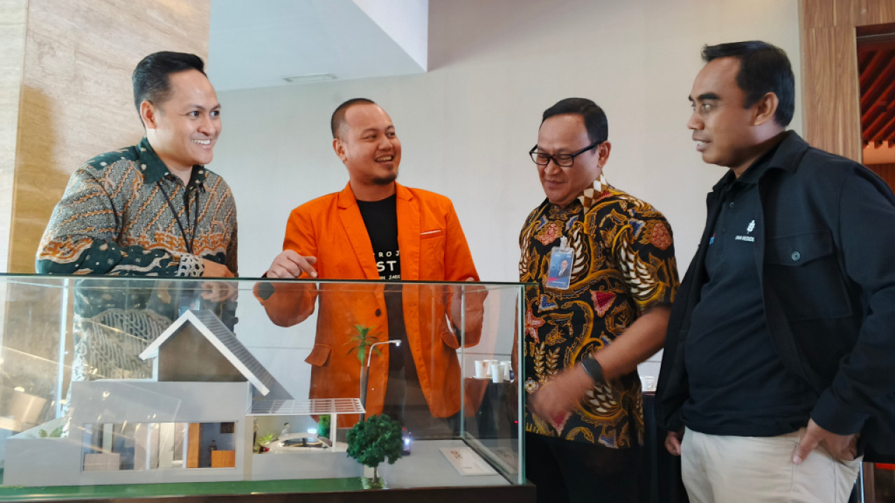 Peluncuran New Project Cluster 3 digelar dalam acara Product Knowledge pada Kamis (25/9/2025) di Sidoarjo ini, dihadiri oleh ratusan agen properti serta mitra perbankan. (Foto: Ali Masduki/jatimnow.com)
