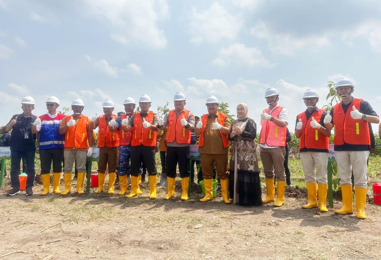 Peletakan batu pertama program Kampung Pangan BERSINAR telah dilakukan pada 16 September 2025. (Foto/PGN)