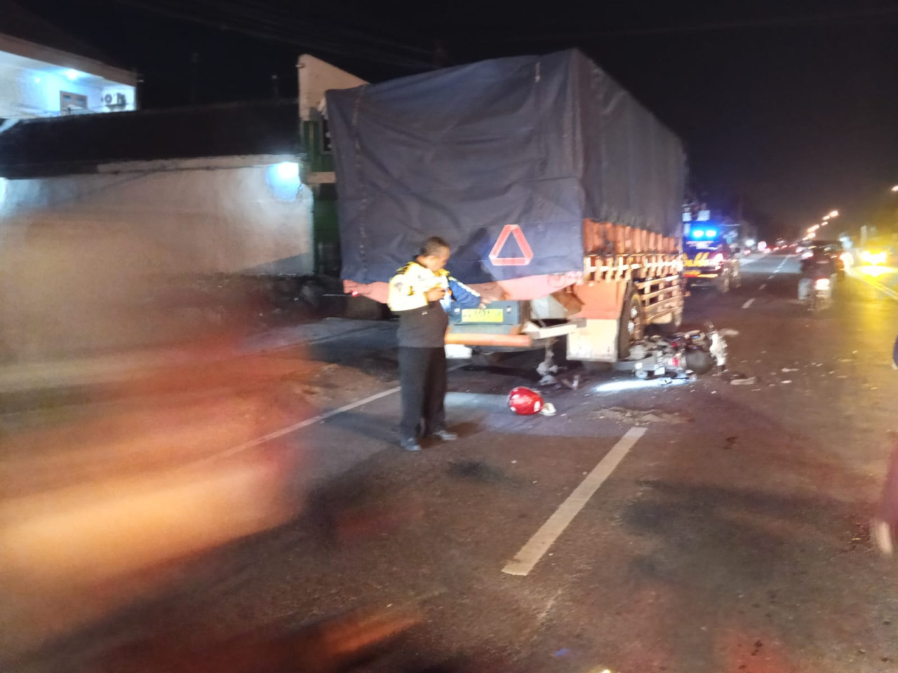 Foto: Lokasi kecelakaan di Tulungagung (Polres Tulungagung/jatimnow.com)