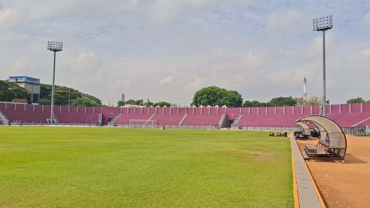 Stadion Brawijaya Kediri. (Foto: Yanuar Dedy/jatimnow.com)