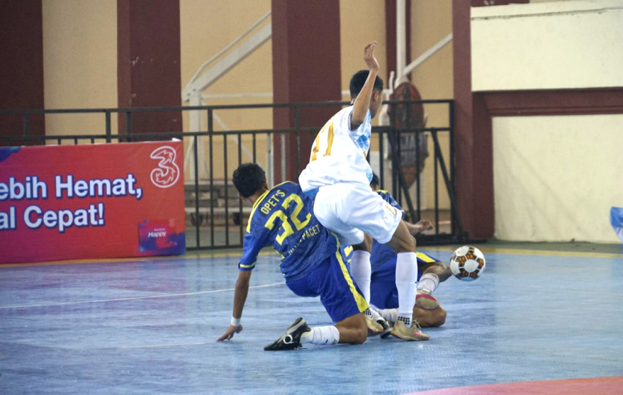 Liga Tendang Bola 2025 Mojokerto Series, sebuah kompetisi futsal pelajar terbesar di Jawa Timur yang menjadi wadah bagi Gen Z. (Foto/IOH).