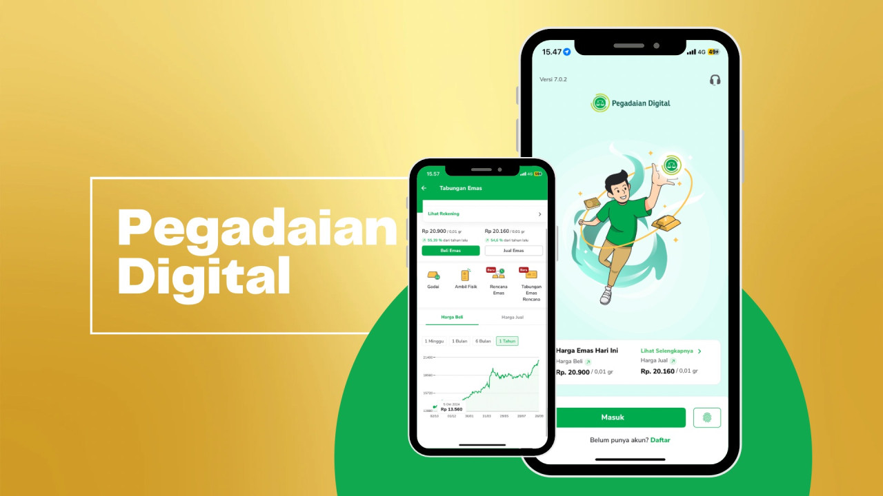 Ilustrasi Pegadaian Digital. (Foto: Canva/Yanuar Dedy)