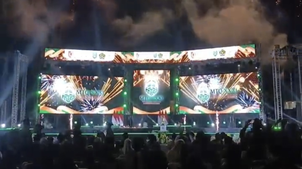 Pembukaan MTQ XXXI di Jember berlangsung meriah. (Foto: Sugianto/jatimnow.com)