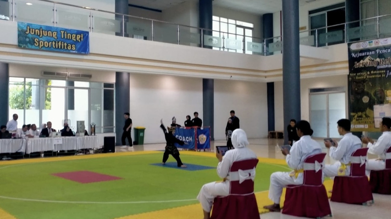 Pelaksanaan Kejuaraan Pencak Silat Lereng Kelud Championship di Kediri. (Foto: KONI/jatimnow.com)