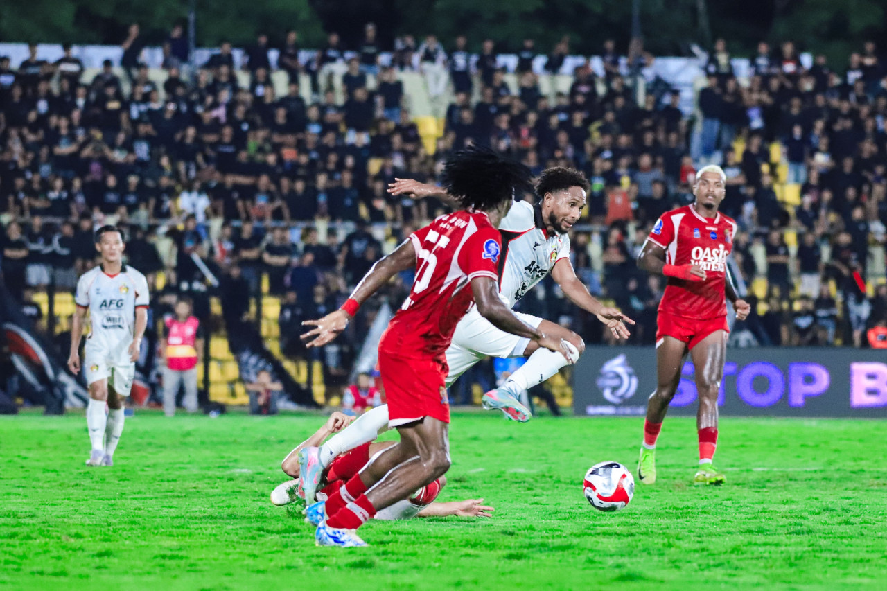Persik Kediri saat bertarung dengan Persijap Jepara. (Foto: Persik Kediri/jatimnow.com)
