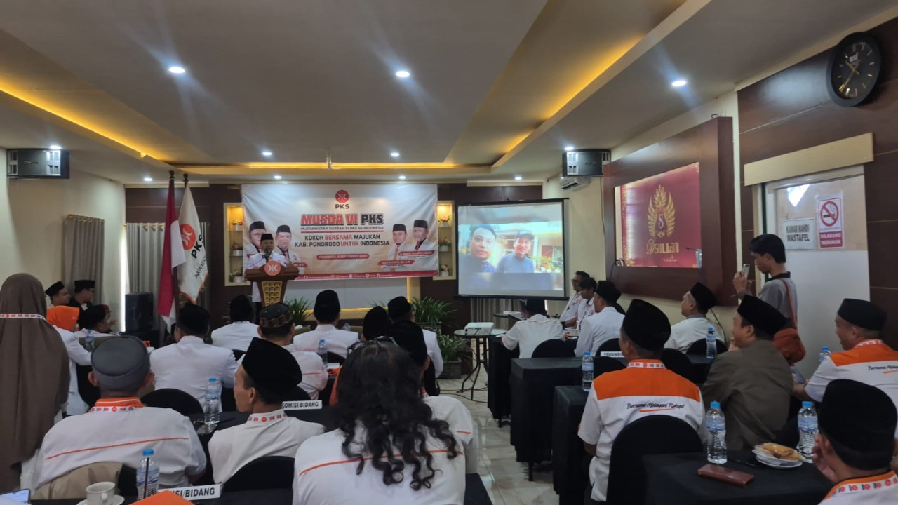 Foto :  Ribut Riyanto Resmi Pimpin DPD PKS Ponorogo, Pasang Target 6 Kursi DPRD di Pemilu 2029 (Ahmad Fauzani/jatimnow.com)