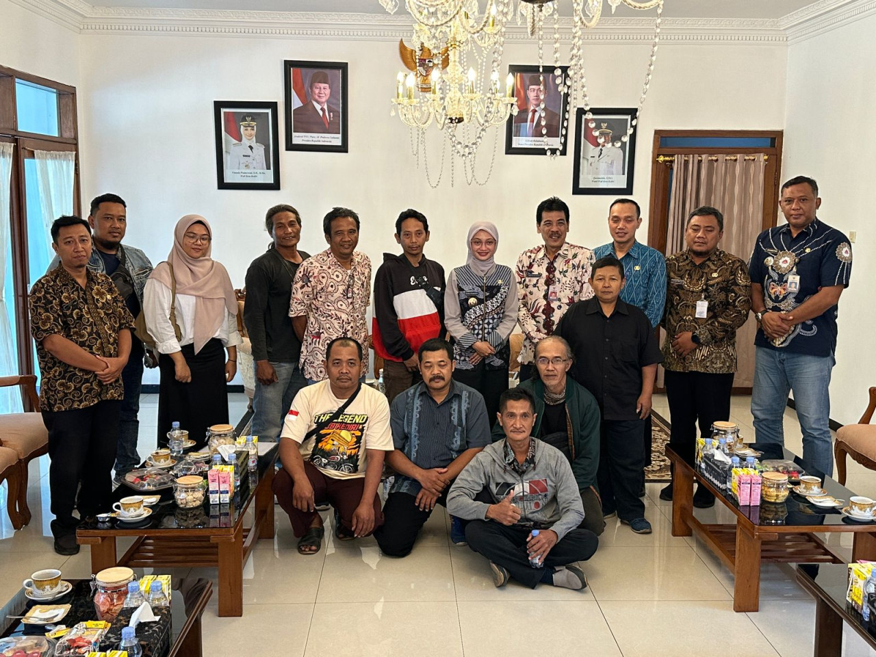 Audiensi warga Pojok dan Wali Kota Kediri. (Foto: Yanuar Dedy/jatimnow.com)