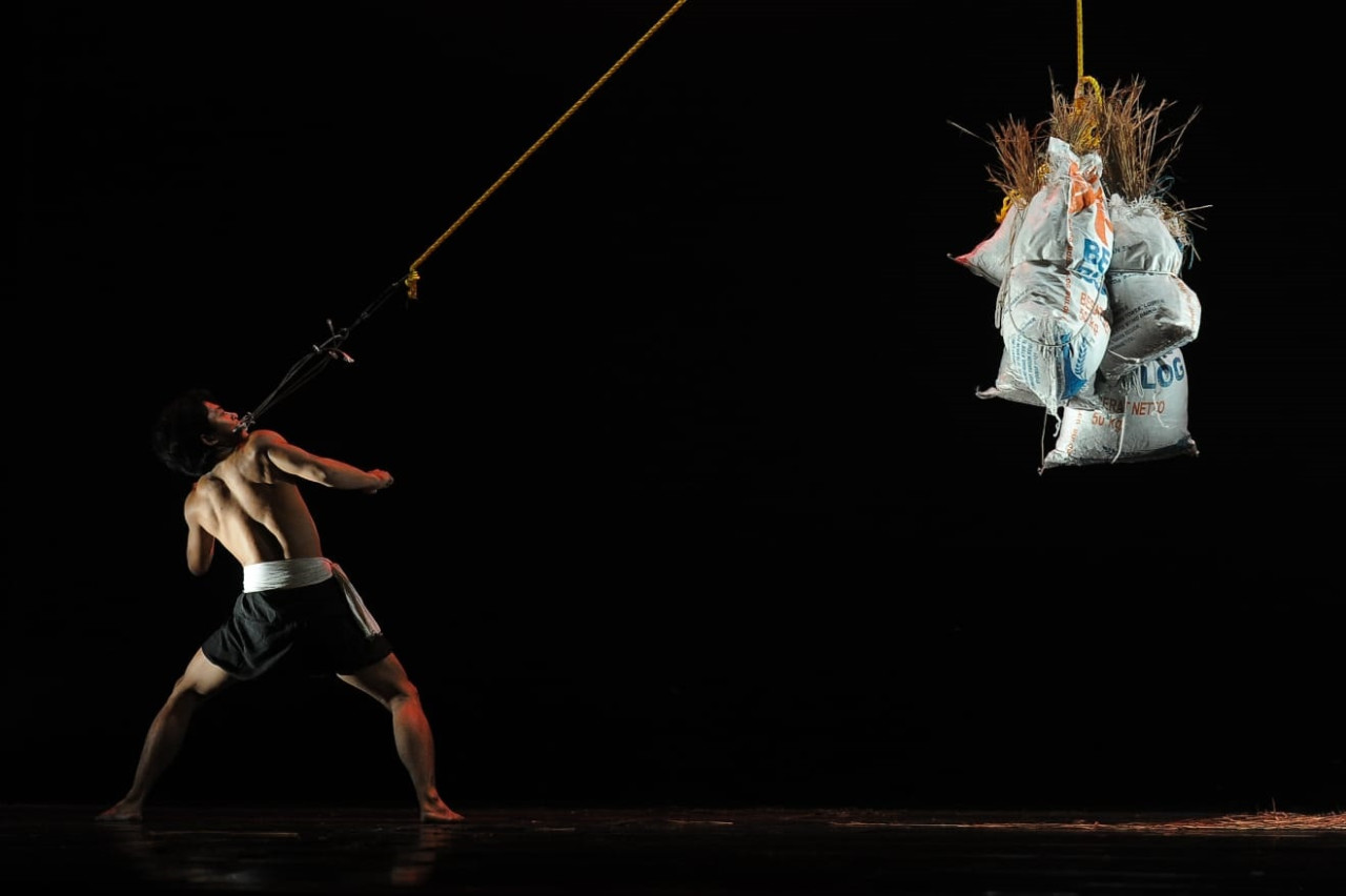 Festival tari kontemporer satu-satunya di Jawa Timur ini mengusung tema provokatif, “Tremor, Bodies at the Edge of the Chains". (Foto/jatimnow.com)