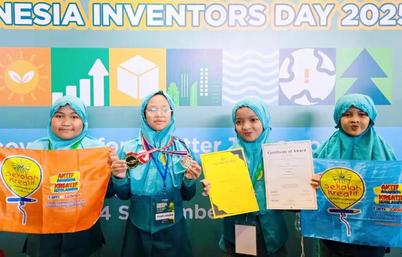 Siswa SD Surabaya Raih Emas Internasional dengan Inovasi Deteksi Sesak Napas