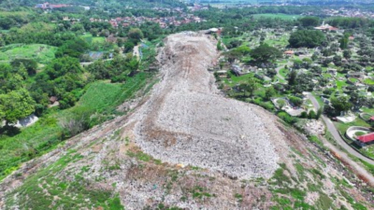 Penampakan TPA Klotok. (Foto: Pemkot Kediri/jatimnow.com)