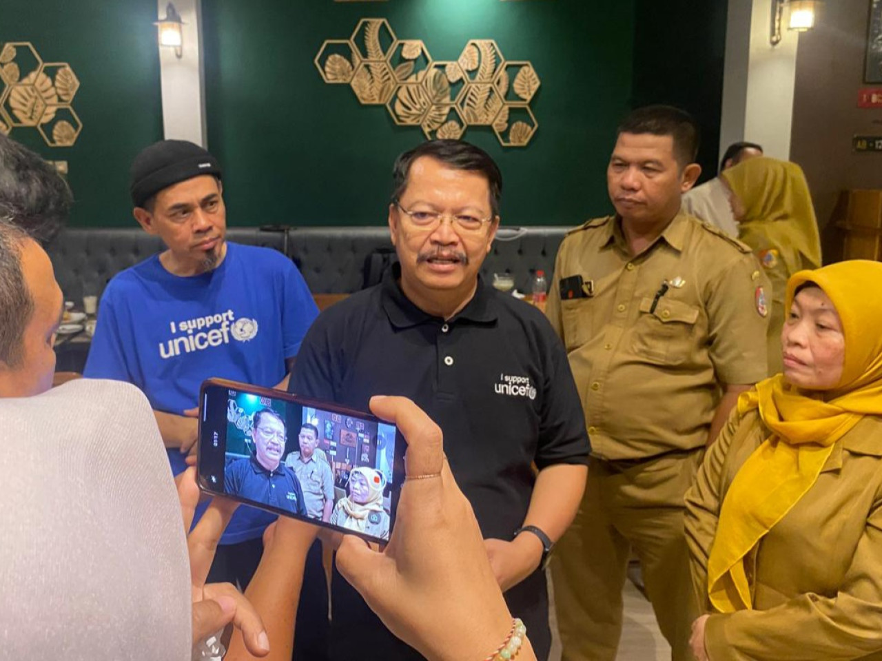 Health Specialist UNICEF Indonesia Dr. Armunanto. (Foto: Sugianto/jatimnow.com)