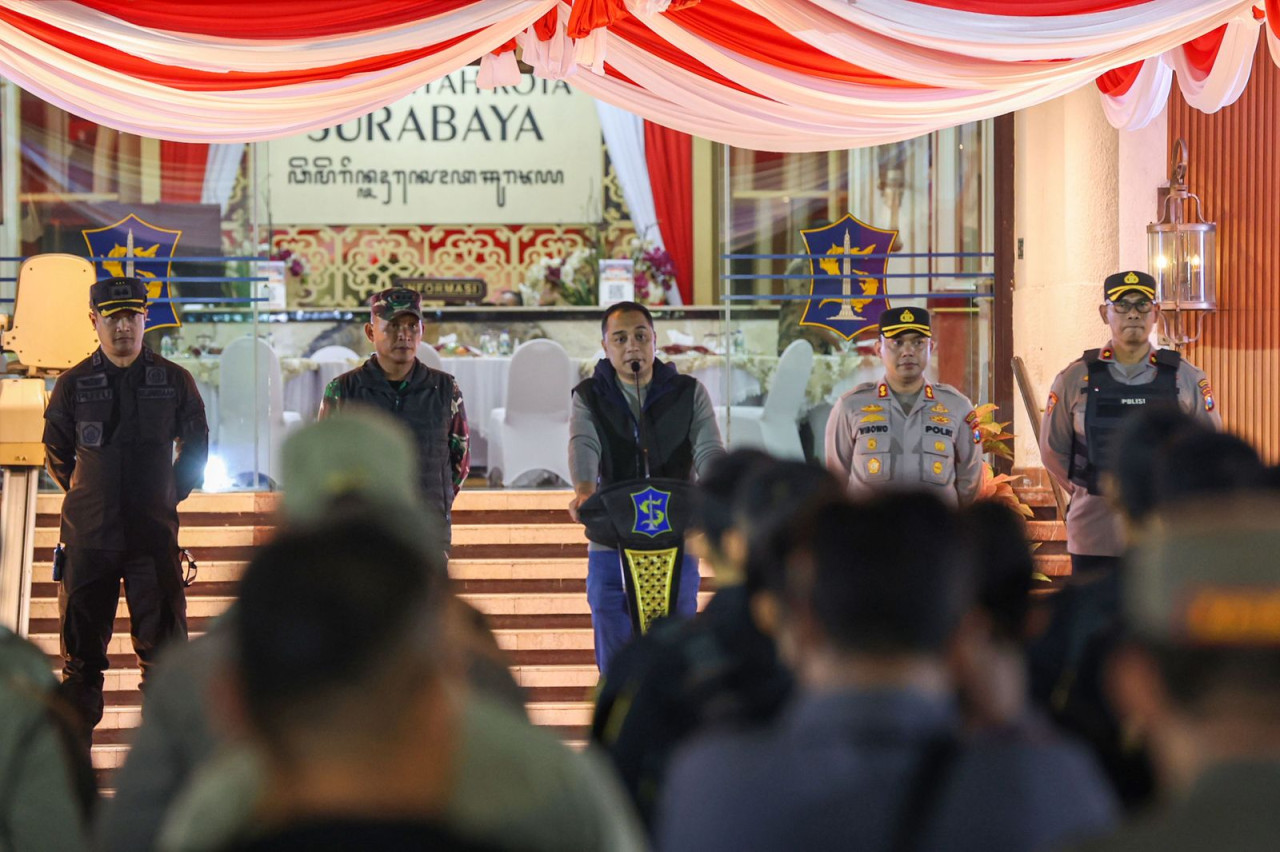 Wali Kota Eri Cahyadi Pastikan Surabaya Aman dan Kondusif