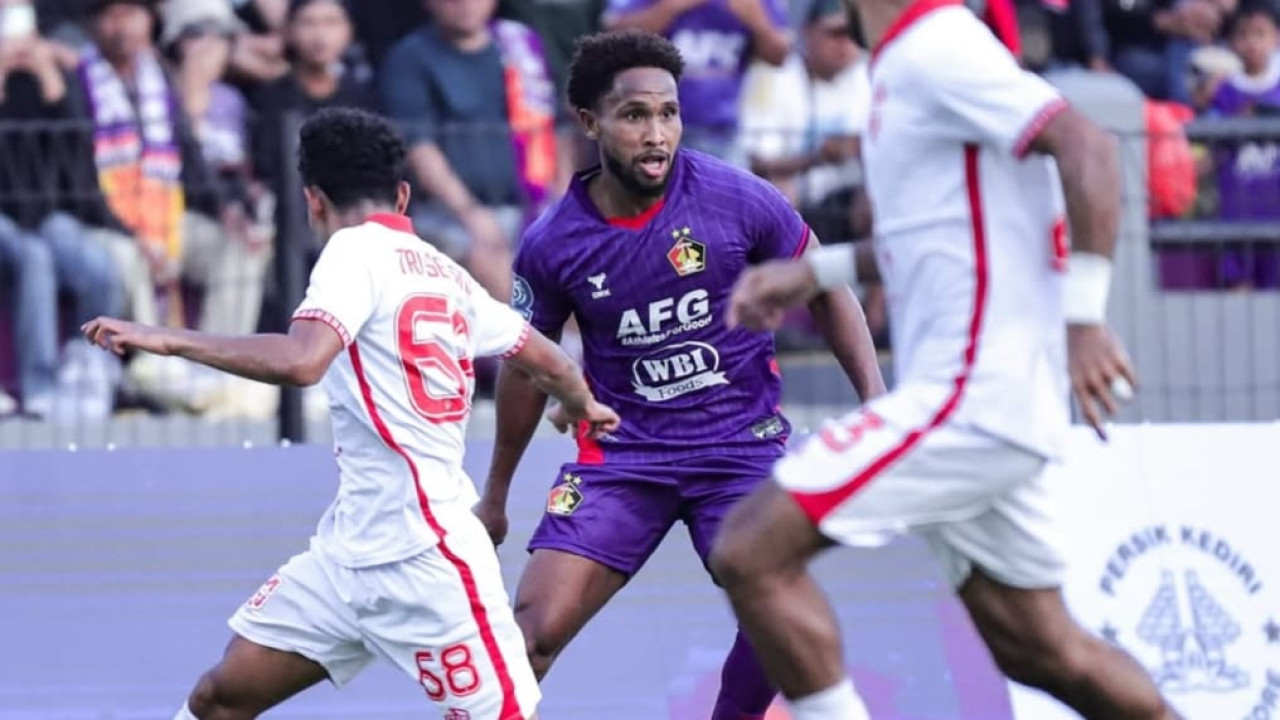 Foto: Pemain Persik Kediri, William Lugo (Persik Kediri/jatimnow.com)
