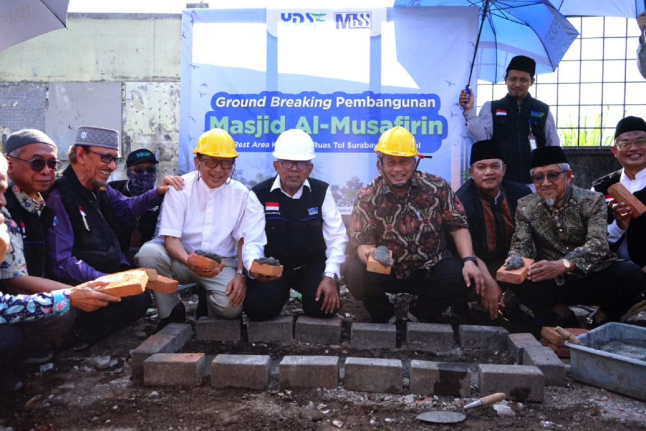 Peletakan batu pertama dilakukan pada Sabtu siang (13/09/2025). (Foto/Humas YDSF)