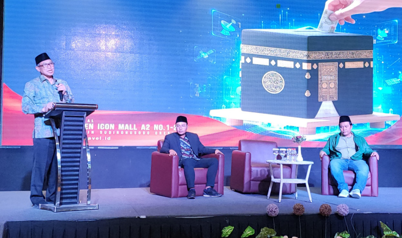 Chatour Travel mengingatkan pentingnya edukasi umrah mandiri. (Foto: Ali Masduki/jatimnow.com)