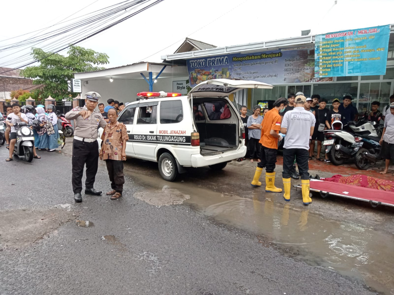 Dua Motor di Tulungagung Adu Banteng, Satu Pengendara Tewas