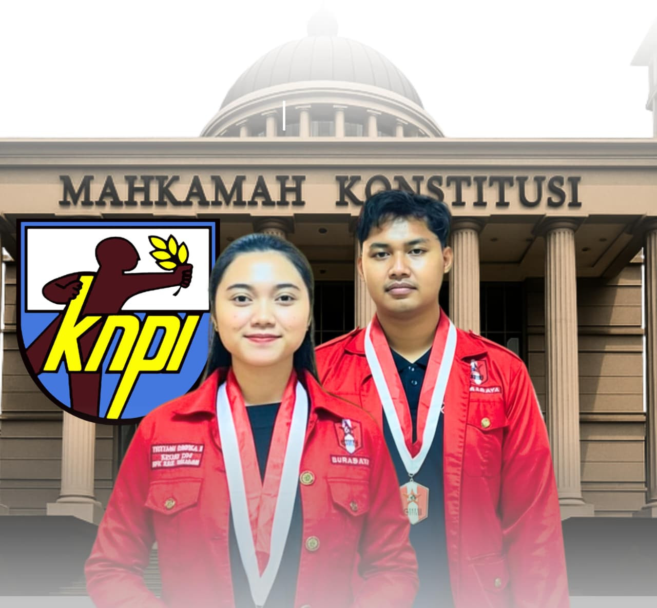 Foto: DPC GMNI Surabaya Raya menolak gugatan MK (GMNI/jatimnow.com)