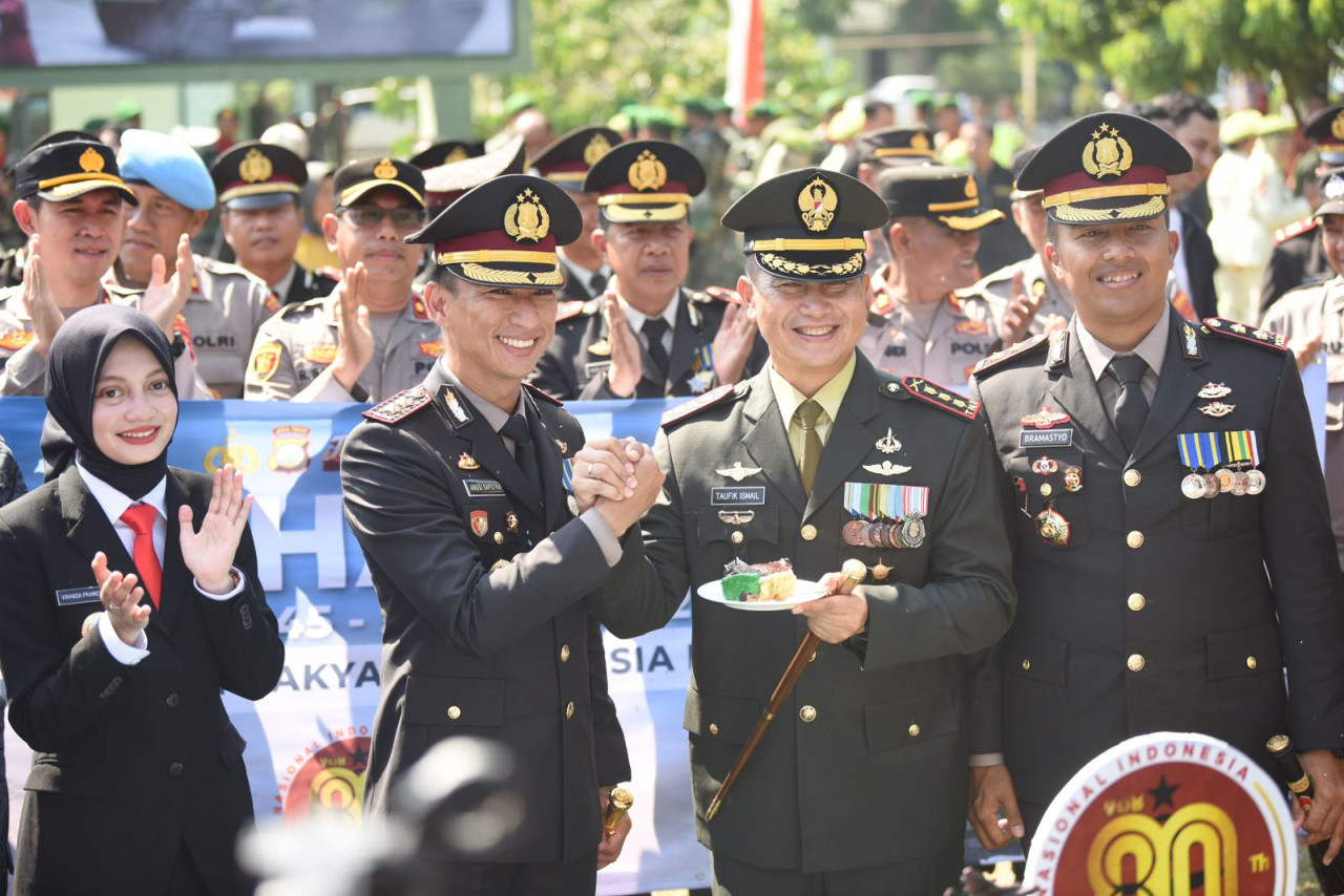 HUT ke-80, Mbak Vinanda Apresiasi Sinergi dan Dedikasi TNI untuk Kota Kediri