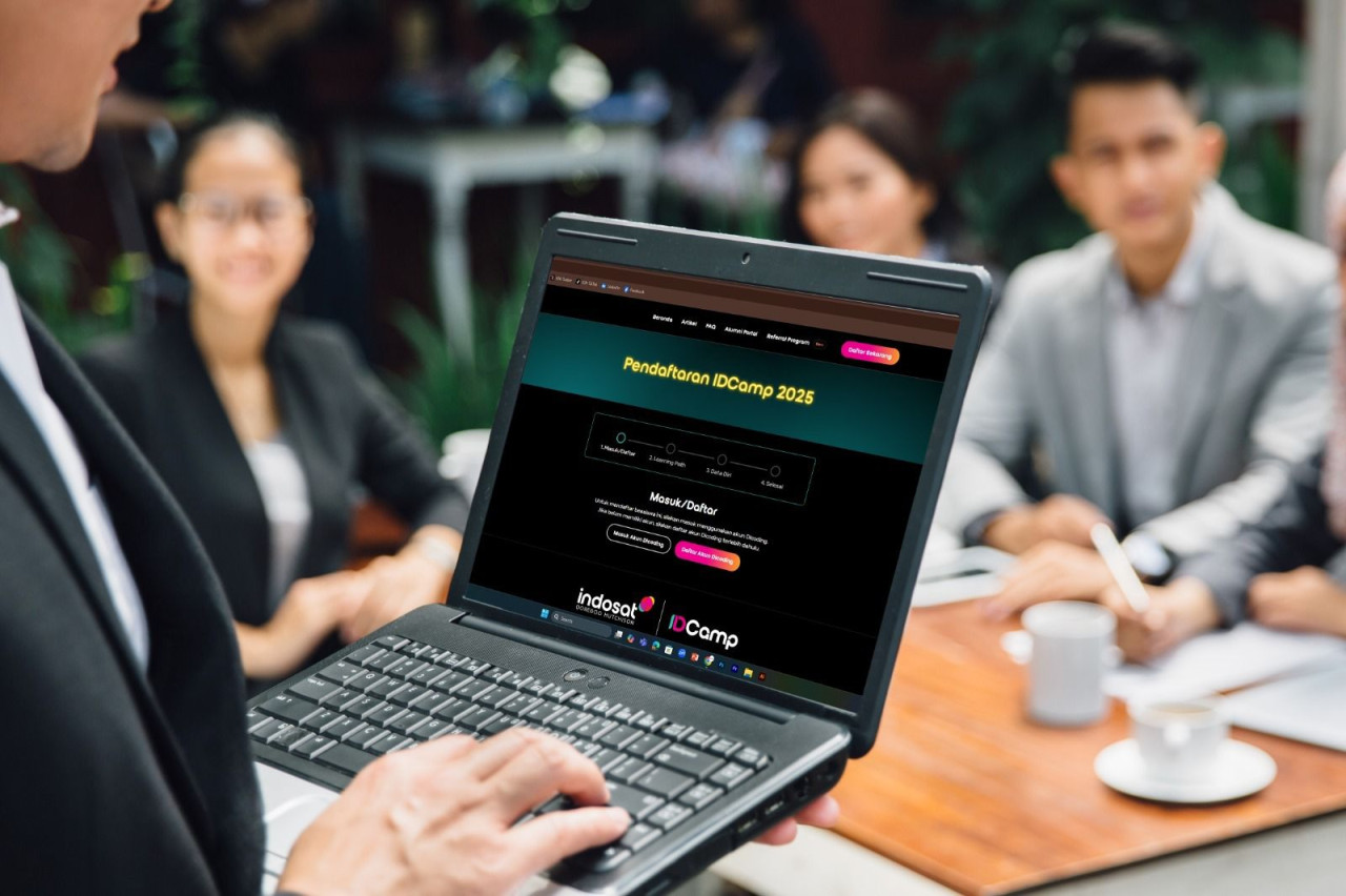 Kelas AI gratis di IDCamp 2025. (Foto: Indosat for jatimnow.com)