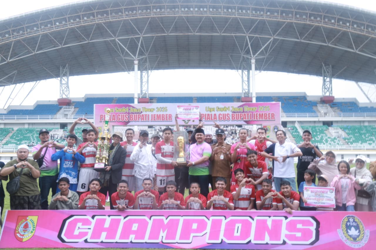 Foto: Final Liga Santri Jawa Timur Piala Bupati Jember (Diskominfo/jatimnow.com)