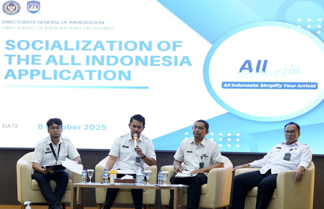 Sosialisasi All Indonesia dan Peluang Investasi di Wilayah Jawa Timur pada Rabu (8/10) di Aula Kanim Surabaya. (Foto/jatimnow.com)