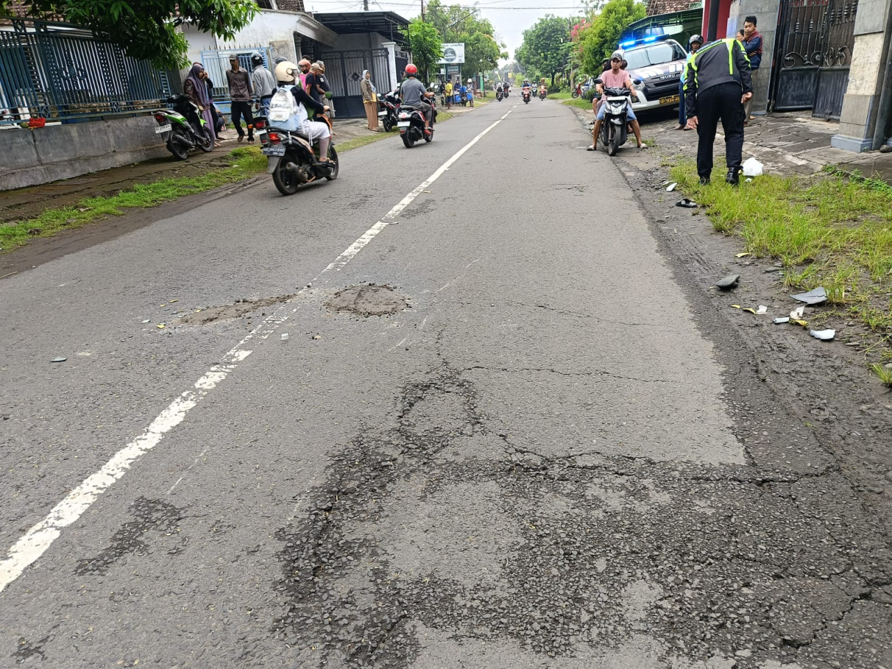 Perempuan di Tulungagung Tewas Terlindas Bus Pengangkut Karyawan Pabrik Mie