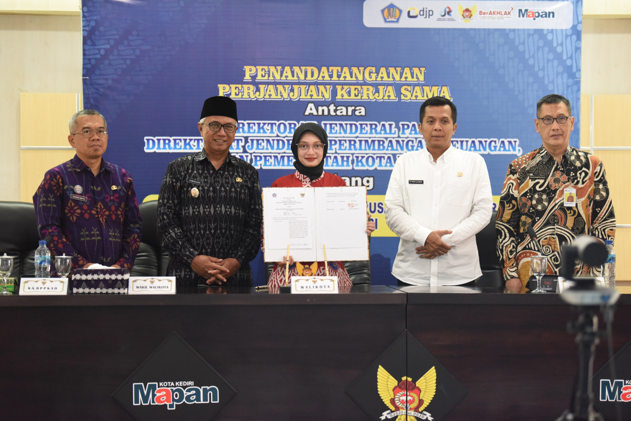 Dorong Optimalisasi Pajak Daerah dan Pusat, Mbak Vinanda Tanda Tangani PKS OP4D