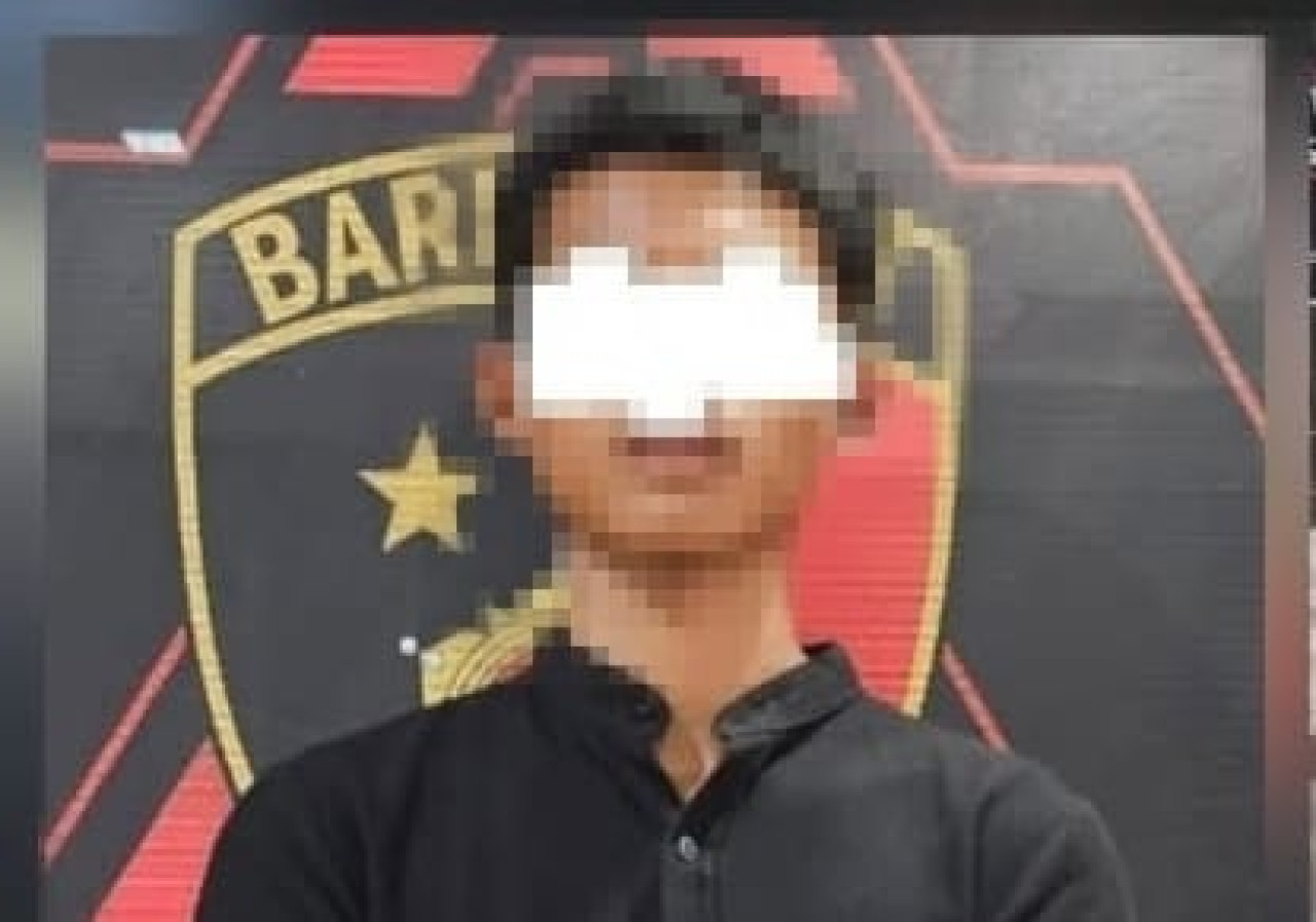 Foto: Pelaku pencurian di lima TKP wilayah Tulungagung. (Polres Tulungagung/jatimnow.com)