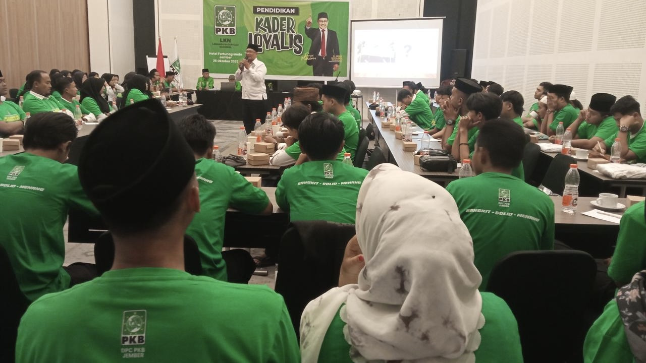 DPC PKB Jember gelar pelatihan kader militan dan loyal. (Foto: Sugianto/jatimnow.com)