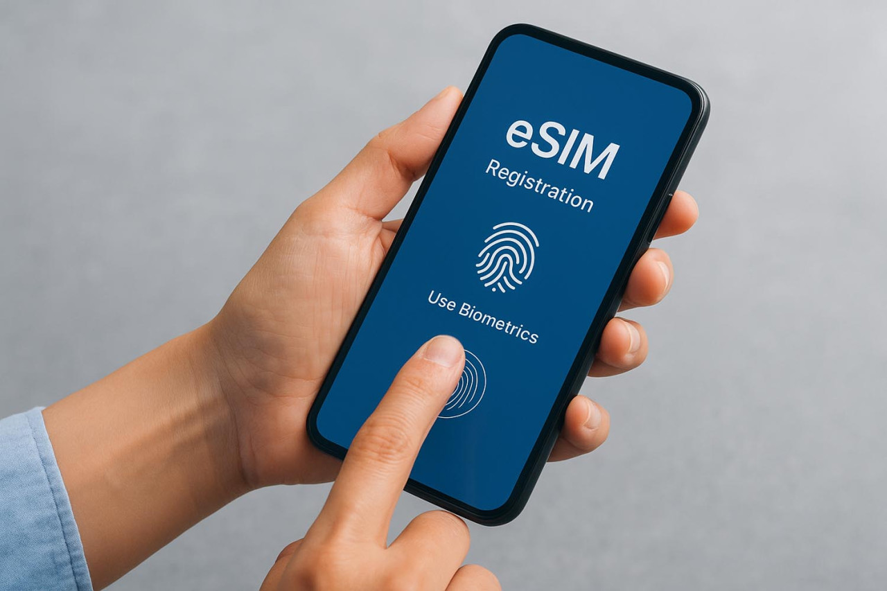 Sistem registrasi biometrik ini mengacu pada standar keamanan internasional ISO 30107-3 dan mencakup serangkaian proses digital yang ketat. (Foto: Ilustrasi/ChatGPT Image)
