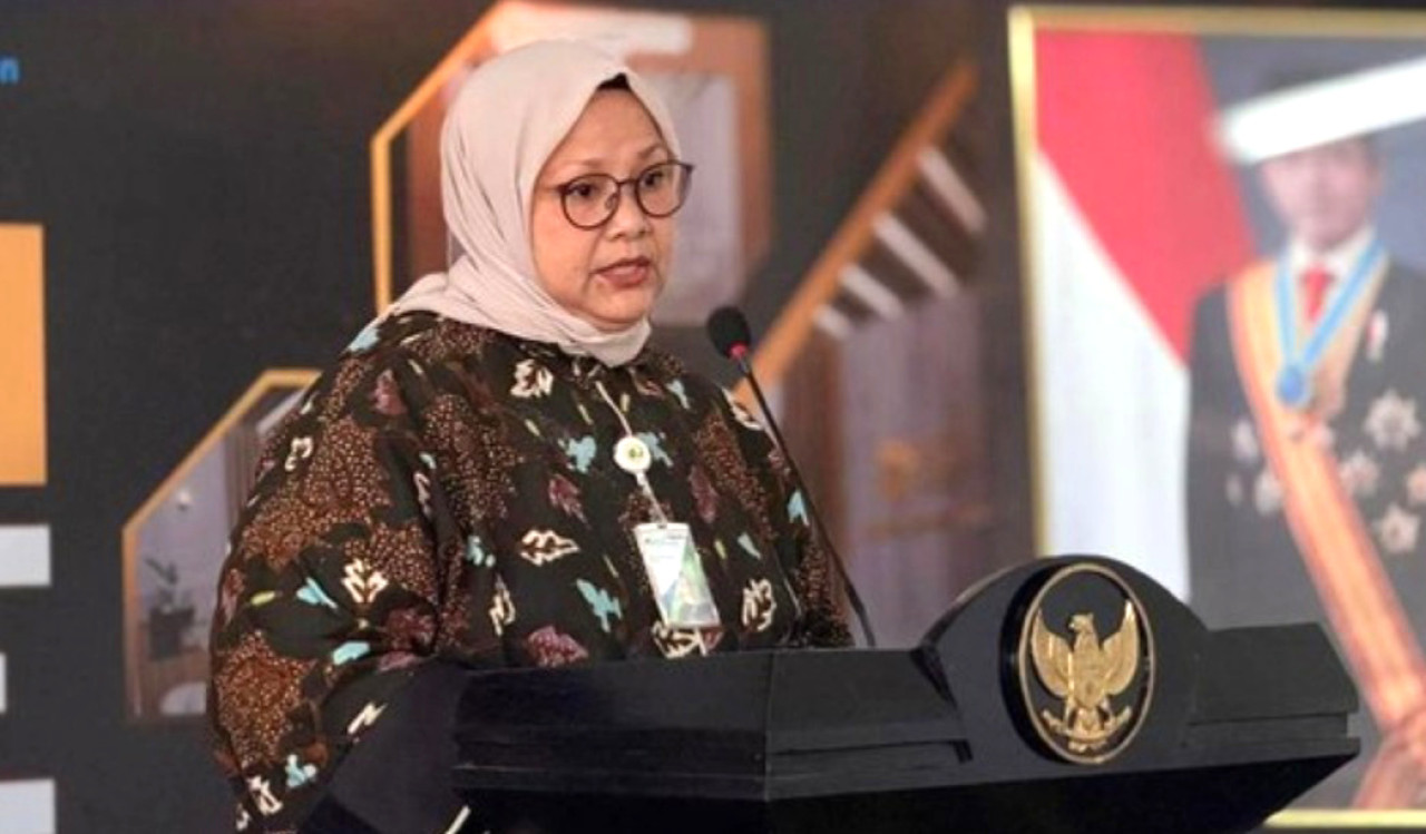 Direktur Pelayanan BPJS Ketenagakerjaan, Roswita Nilakurnia. (Foto: Ali Masduki/jatimnow.com)