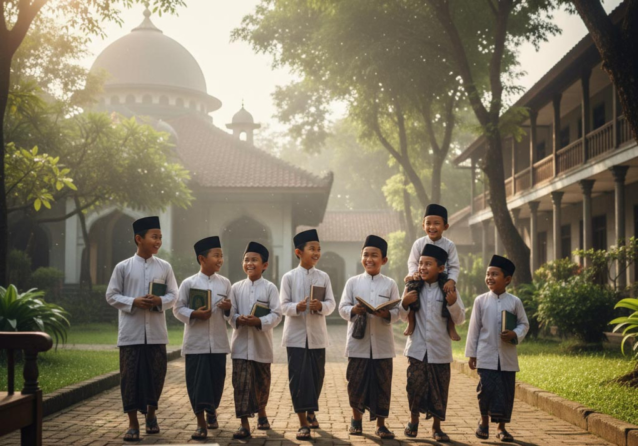 Hari Santri adalah milik semua yang masih setia menjaga moral, menegakkan kejujuran, dan mencintai negeri dengan cara sederhana tapi tulus. (Foto: Ilustrasi/Gemini)