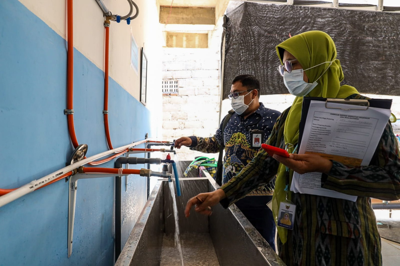 Tim Gabungan Survei 21 SPPG di Kota Kediri, Percepat Penerbitan SLHS