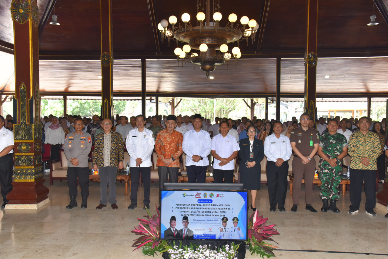 Foto: Sosialisasi penyusunan proposal bisnis di Tulungagung. (Prokopim/jatimnow.com)