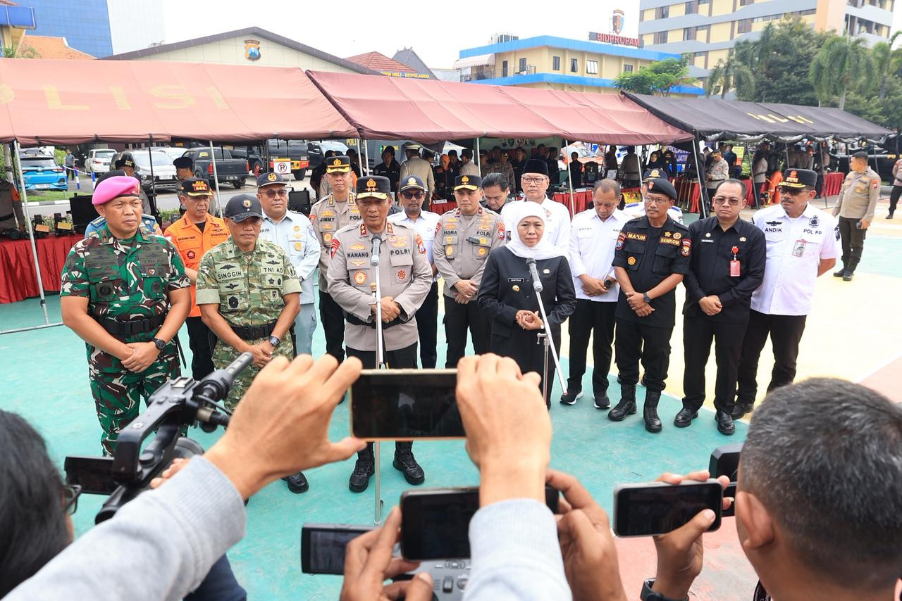 Ribuan Personel Polisi di Jawa Timur Disiapkan Hadapi Bencana Hidrometeorologi