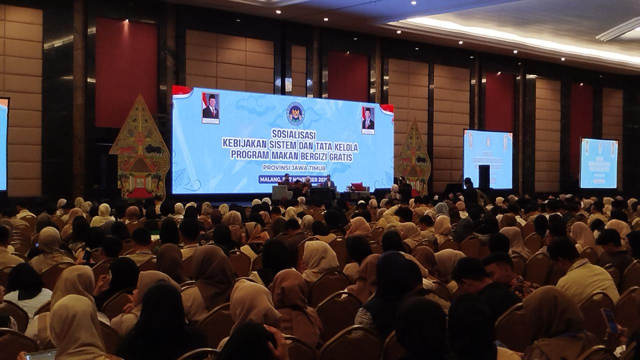 Kegiatan pelatihan pengelola SPPG dan supervisor di Malang (Foto: Aris Midaada/jatimnow.com)