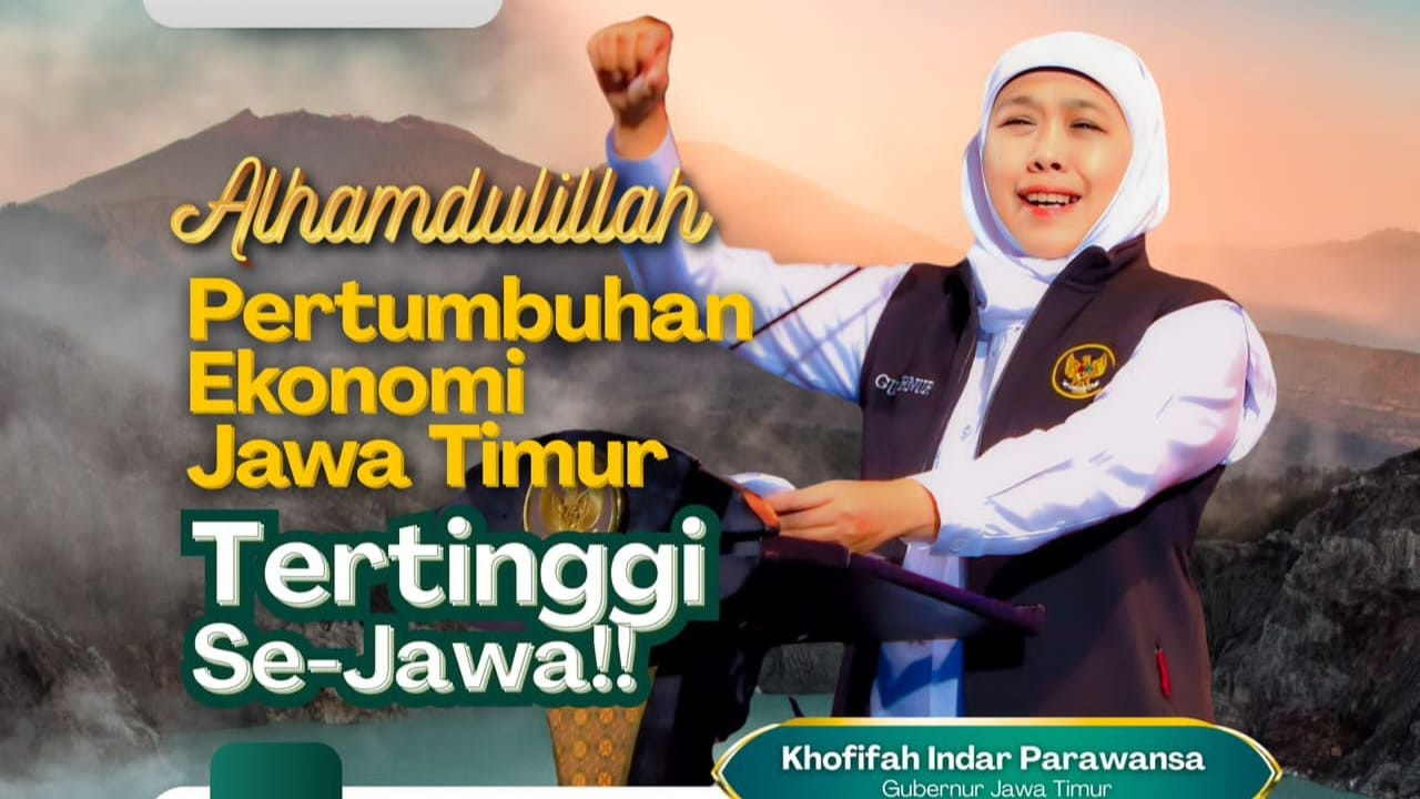 Ekonomi Jatim Triwulan III 2025 Tumbuh 1,70%, Tertinggi se-Pulau Jawa