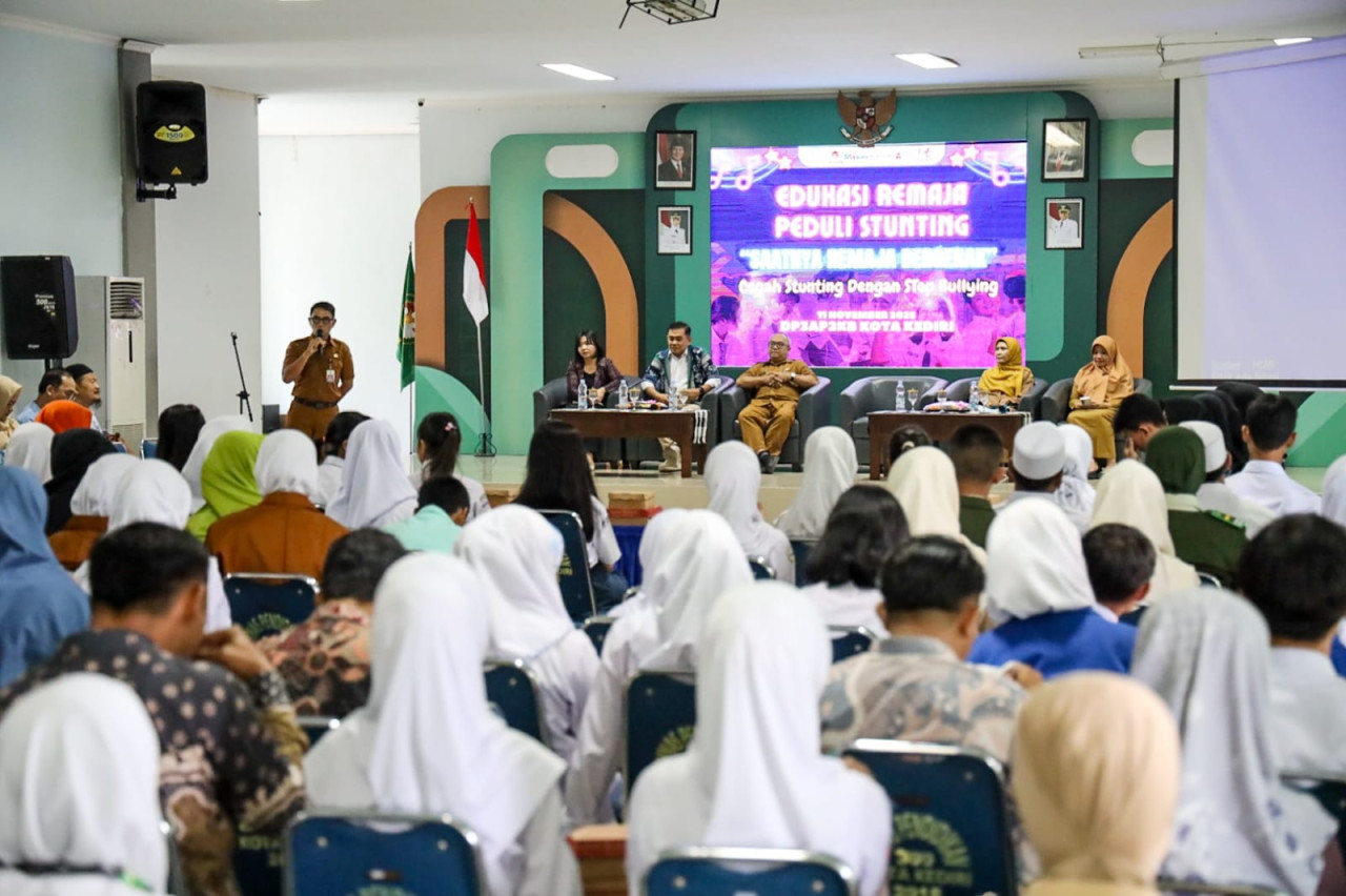 Edukasi cegah stunting bagi remaja Kediri. (Foto: Pemkot Kediri/jatimnow.com)
